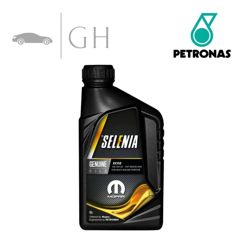 SELENIA - 1 LT / LITRO OLIO MOTORE AUTO MOPAR 0W20 ECO2 - FCA 955535-DM1