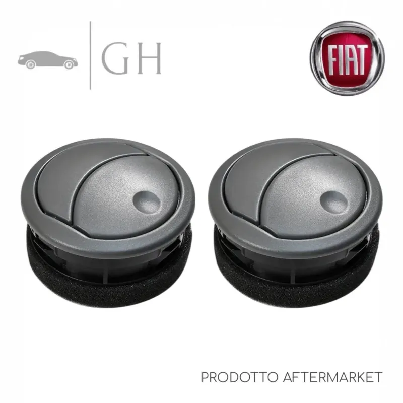 SET 2 BOCCHETTE / DIFFUSORI PRESE ARIA ABITACOLO FIAT PANDA 169 (II) - 735362554