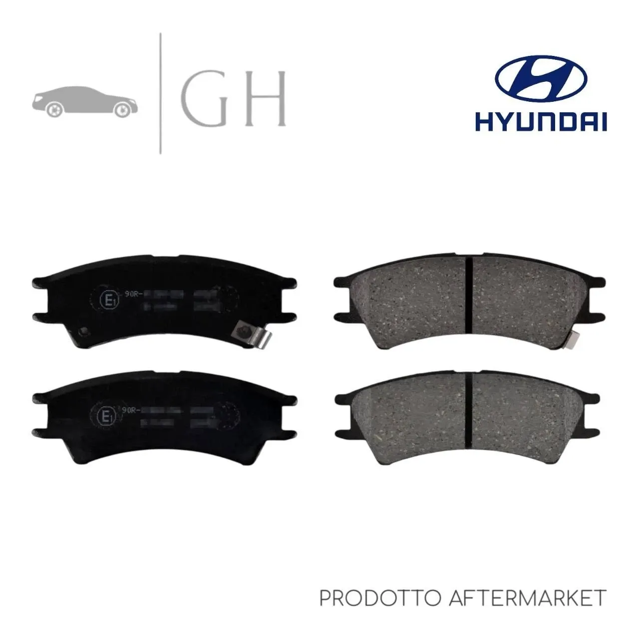 LPR - KIT PASTIGLIE / PATTINI / PASTICCHE FRENO ANT HYUNDAI ATOS 1.0 B. - 05P695