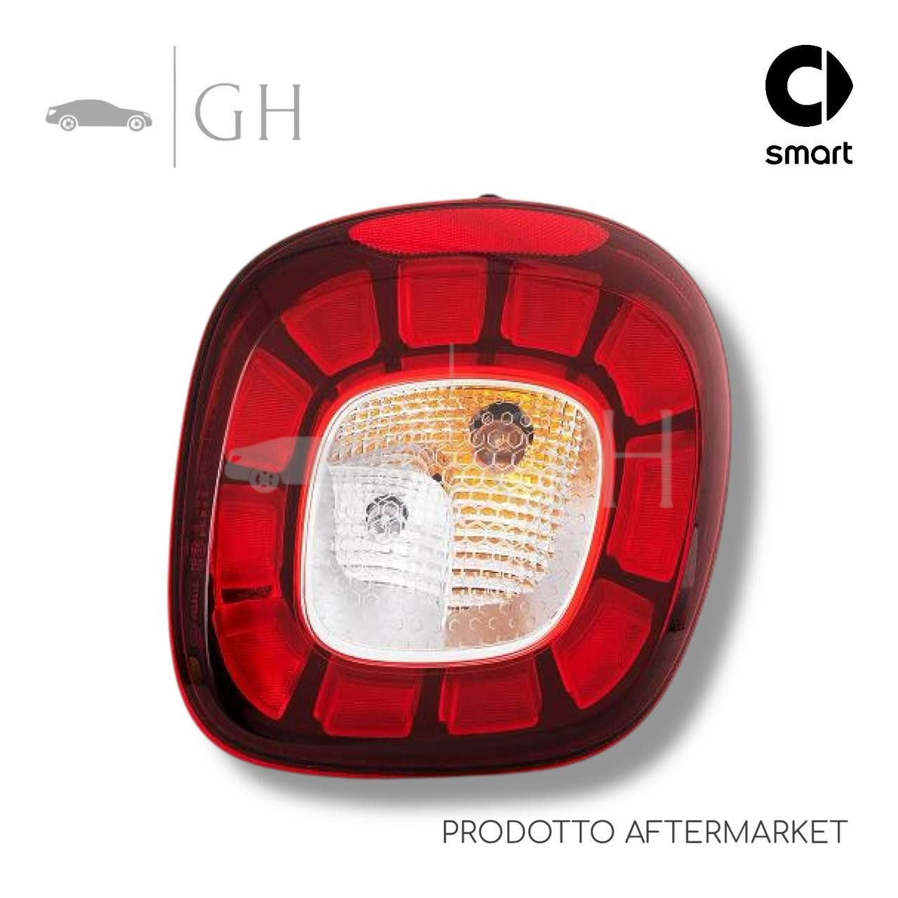 FANALE / STOP PROIETTORE LED POST DX SMART FORTWO 453 (III) - A4539062800