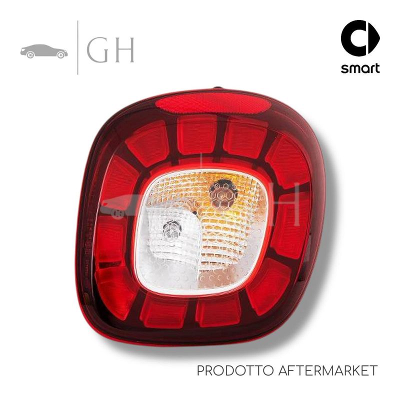 FANALE / STOP PROIETTORE LED POST DX SMART FORTWO 453 (III) - A4539062800