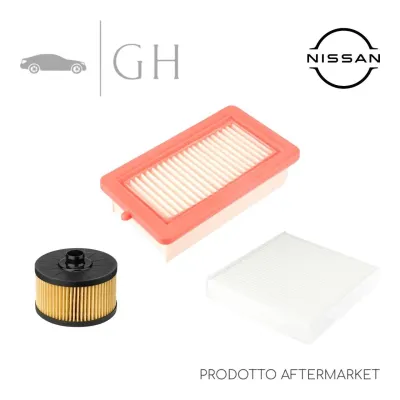 ECONOMY - KIT TAGLIANDO 3 FILTRI NISSAN JUKE F16 (II) 1.0 BENZINA