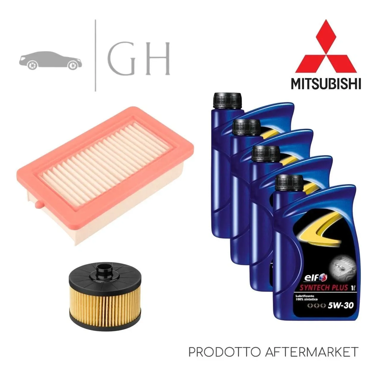 ECONOMY - KIT TAGLIANDO 2 FILTRI + 4 LT OLIO 5W30 MITSUBISHI COLT (VII) 1.0 B.