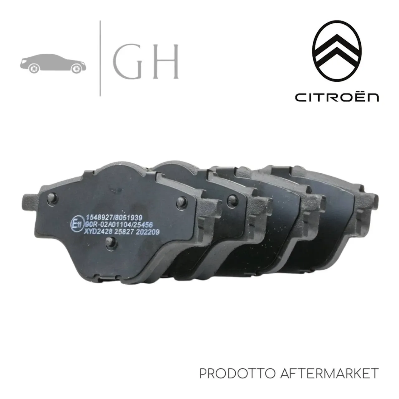 CHAMPION - KIT PASTIGLIE / PATTINI / PASTICCHE FRENO POST CITROEN C5 AIRCROSS