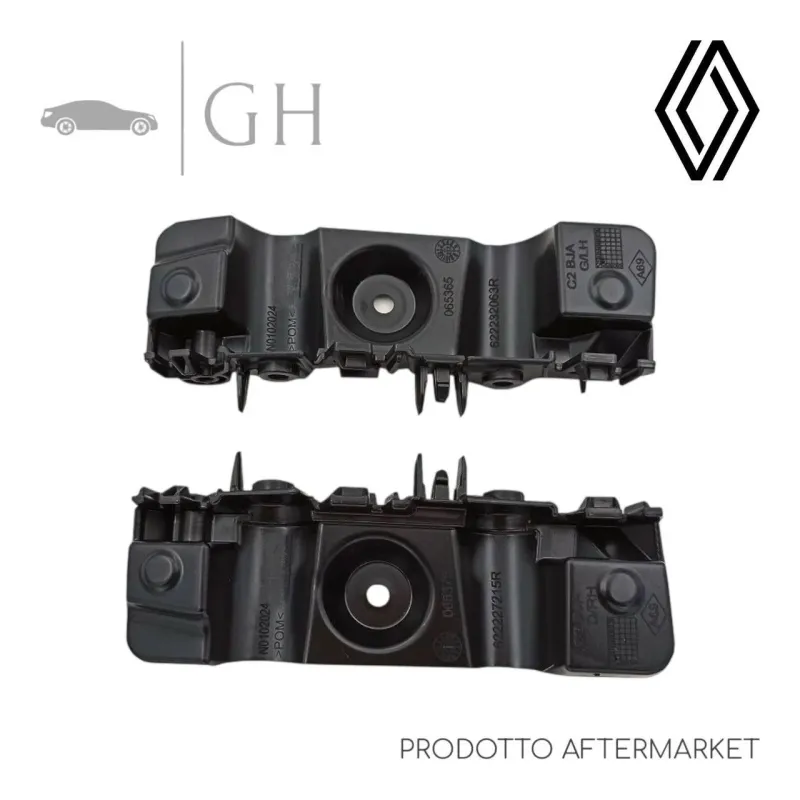 KIT STAFFE / GUIDE / SUPPORTI LATO SX / DX PARAURTI ANT. RENAULT CLIO V