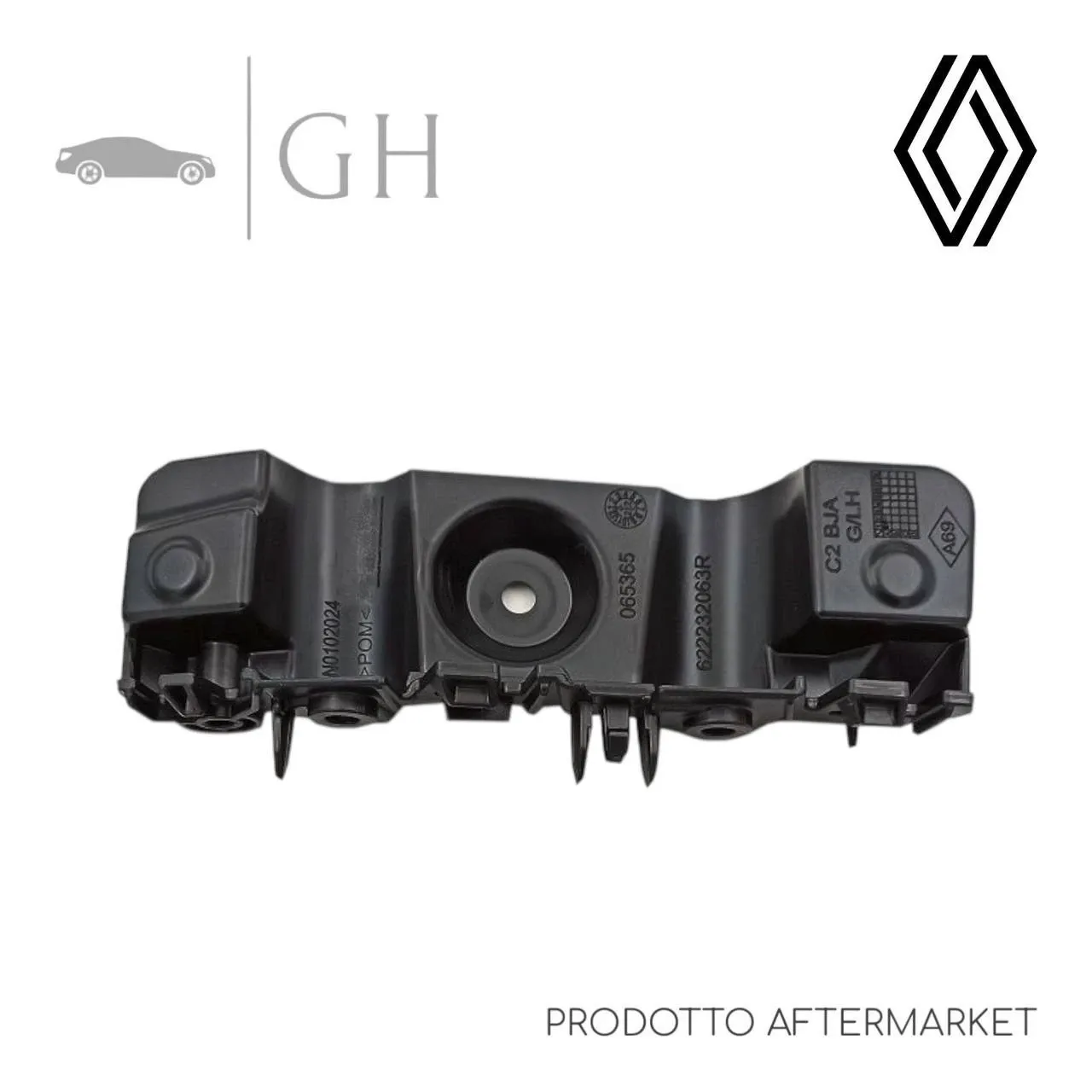 STAFFA / GUIDA / SUPPORTO LATO SX PARAURTI ANT. RENAULT CLIO V - 269B13664R