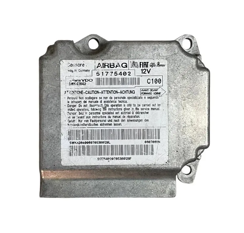 CENTRALINA AIRBAG FIAT BRAVO 2010 - 51775402 - 5WK43640