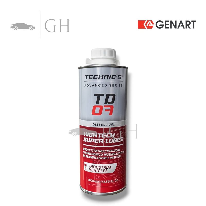 GENART - ADDITIVO LUBRIFICANTE ANTIUSURA SISTEMA ALIMENTAZIONE DIESEL - TD07 (1L)