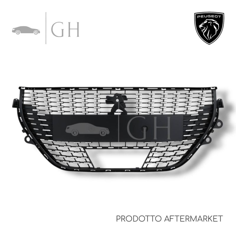 GRIGLIA SUPERIORE CENTRALE PARAURTI ANTERIORE PEUGEOT 208 P21 2021 - 98232100VD