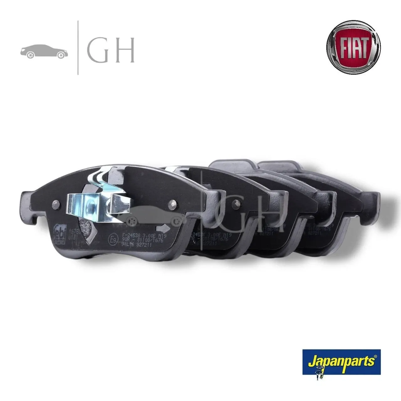 JAPANPARTS - KIT PASTIGLIE / PATTINI / PASTICCHE FRENO ANT FIAT 500X (334) - PA-031AF