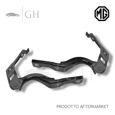 SET COPPIA CERNIERE / STAFFE COFANO ANTERIORE LATO SX / DX MG ZS (II) - 10457978SEPP - 10457979SEPP