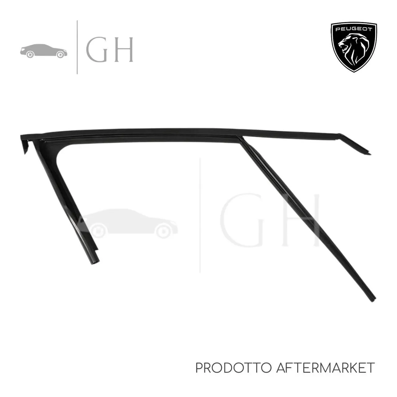 GUARNIZIONE GUIDA SCORRIMENTO CRISTALLO / VETRO PORTIERA ANT. DX PEUGEOT 2008 - 9810970680