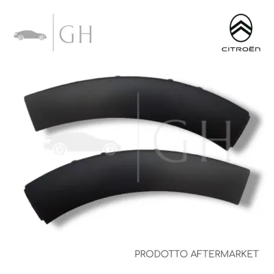 SET COPPIA MODANATURE PARACOLPI / GIRORUOTA PARAURTI ANT SX /DX CITROEN C3 (III) - 1618037680