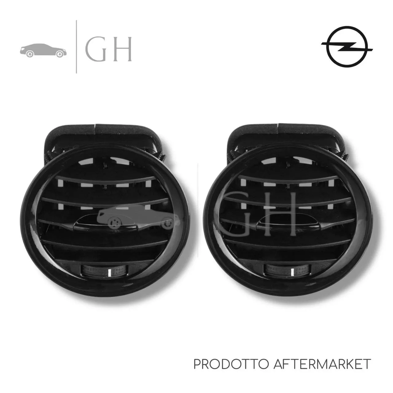 SET 2 BOCCHETTE / DIFFUSORI PRESE ARIA ABITACOLO OPEL CORSA D (IV) - 1814705