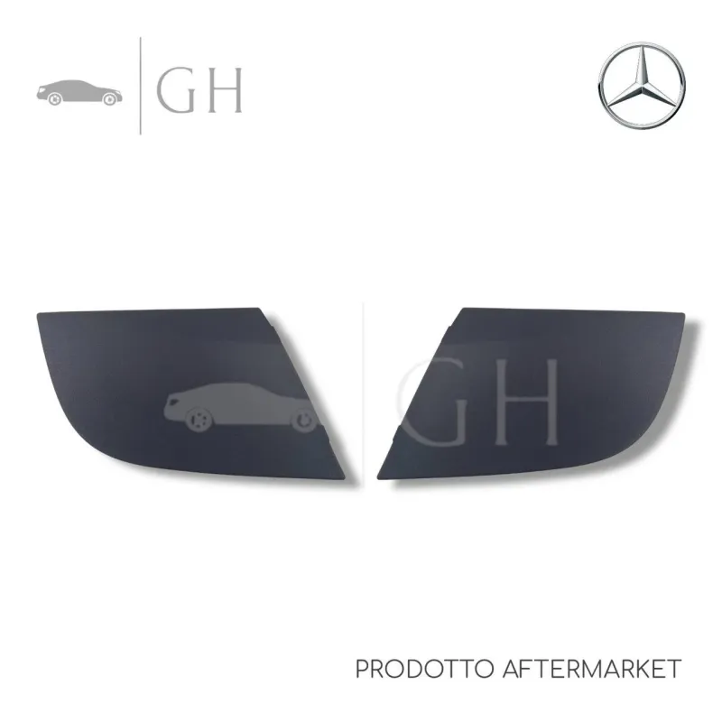 COPPIA / SET TAPPI LATERALI GRIGLIE / MODANATURE COFANO MERCEDES CLASSE B W245