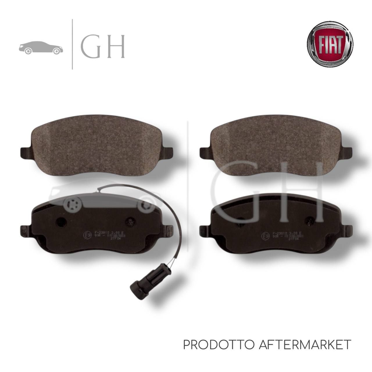 JAPANPARTS - KIT PASTIGLIE / PATTINI / PASTICCHE FRENO ANT. FIAT CROMA 1.9 MJT