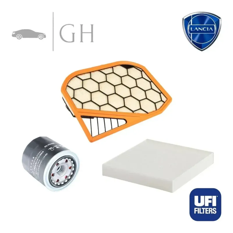 UFI - KIT TAGLIANDO 3 FILTRI LANCIA YPSILON 312 1.0 HYBRID 69 CV