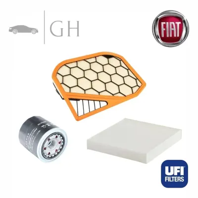 UFI - KIT TAGLIANDO 3 FILTRI FIAT PANDA 312 1.0 HYBRID 69 CV