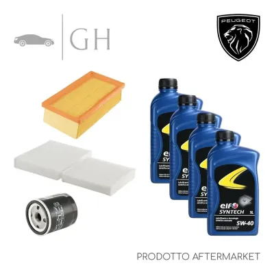 ECONOMY - KIT TAGLIANDO 3 FILTRI + 4 LT OLIO 5W30 PEUGEOT 208 (I) 1.2 BENZINA