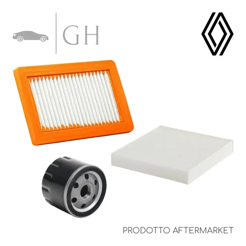 ECONOMY - KIT TAGLIANDO 3 FILTRI RENAULT RWINGO (III) 1.0 BENZINA