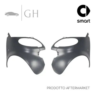 SET COPPIA PARAFANGHI ANT. SINISTRO E DESTRO SMART FORTWO 450 CITY COUPE' 2000