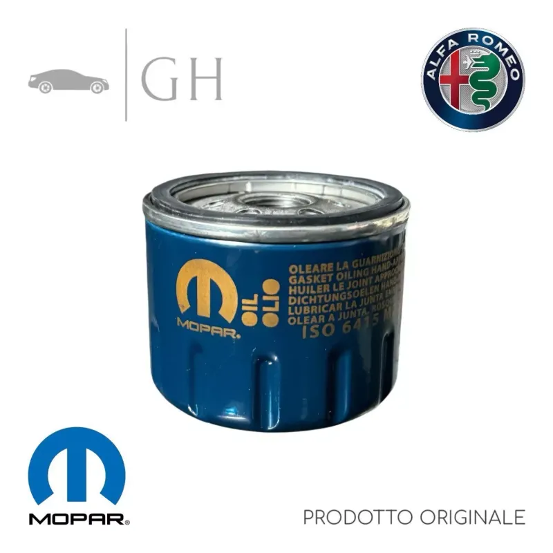 MOPAR - FILTRO OLIO ORIGINALE ALFA ROMEO 156 / 166 / 147 / GT 1.9 JTD DIESEL