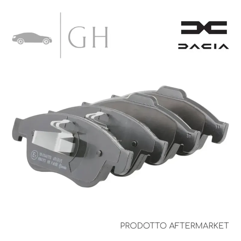 LPR - KIT PASTIGLIE / PATTINI / PASTICCHE FRENO ANT. DACIA SANDERO (III) - 05P1493