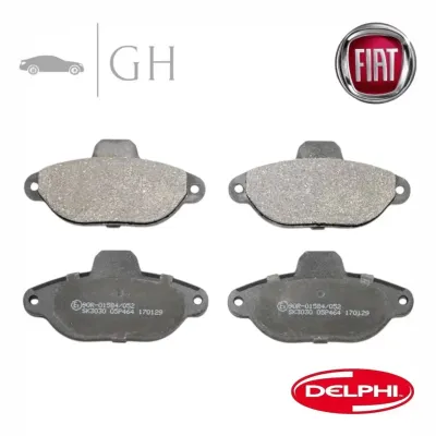 DELPHI - KIT PASTIGLIE / PATTINI / PASTICCHE FRENO ANT FIAT PUNTO (188) 1.2 B - LP851