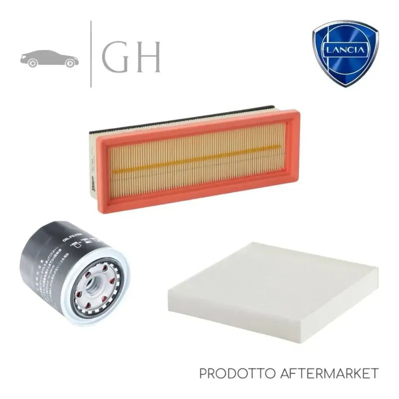ECONOMY - KIT TAGLIANDO MANUTENZIONE 3 FILTRI LANCIA YPSILON 1.2 BENZINA 69 CV