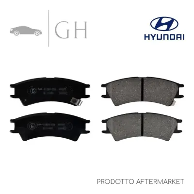 LPR - KIT PASTIGLIE / PATTINI / PASTICCHE FRENO ANT HYUNDAI ATOS 1.0 B. - 05P695