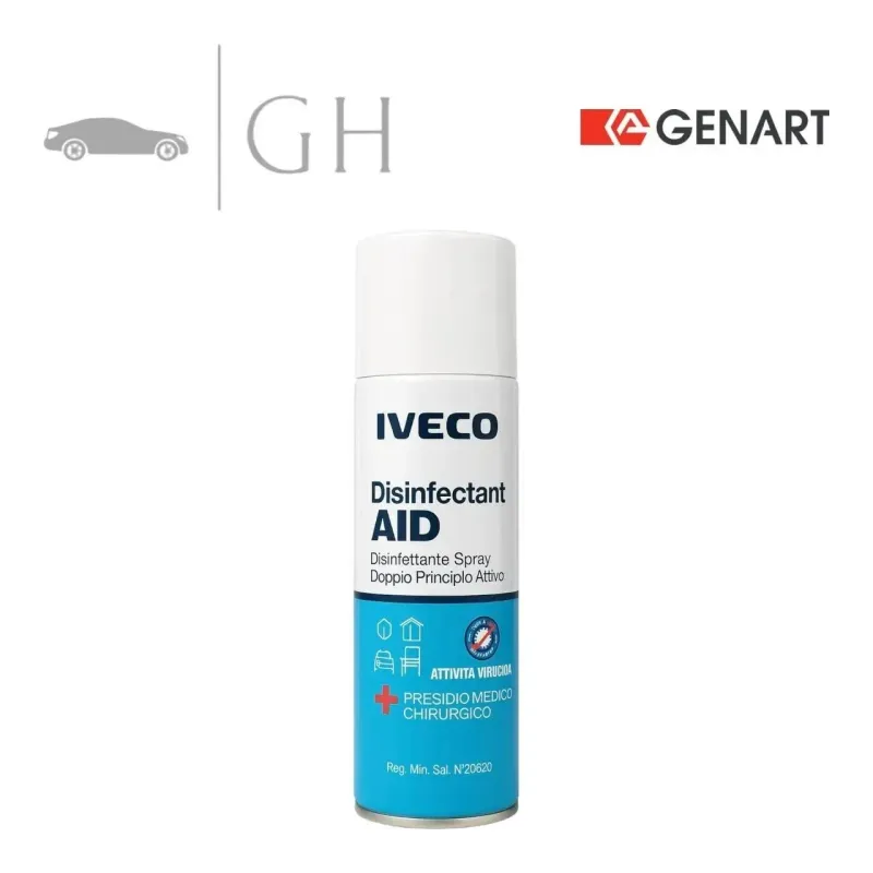 GENART - DISINFETTANTE IGIENIZZANTE SANIFICANTE AID SPRAY ABITACOLO AUTO - T110