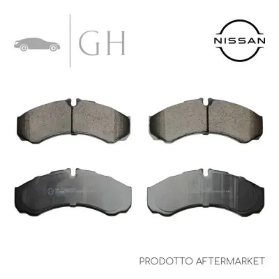 LPR - KIT PASTIGLIE / PATTINI / PASTICCHE FRENO NISSAN CABSTAR F24 - 05P684