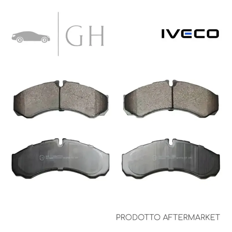 LPR - KIT PASTIGLIE / PATTINI / PASTICCHE FRENO ANT IVECO DAILY - 05P684