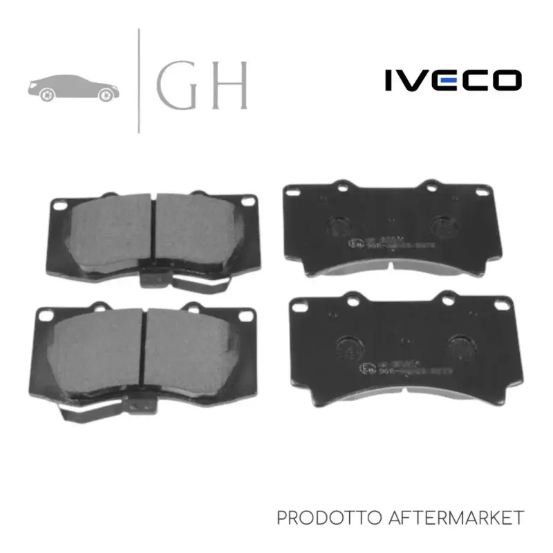 LPR - KIT PASTIGLIE / PATTINI / PASTICCHE FRENO ANT IVECO DAILY (II) - 05P499