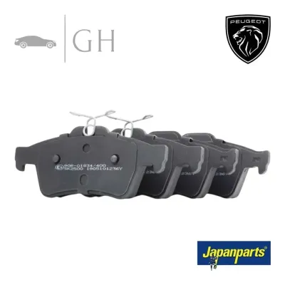 JAPANPARTS - KIT PASTIGLIE / PATTINI / PASTICCHE FRENO POST. PEUGEOT 508 (I) - PP005AF