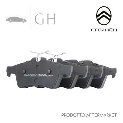 LPR - KIT PASTIGLIE / PATTINI / PASTICCHE FRENO POST. CITROEN C5 (III) - 05P1236