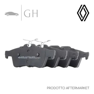 LPR - KIT PASTIGLIE / PATTINI / PASTICCHE FRENO POST. RENAULT LAGUNA (III) - 05P1236