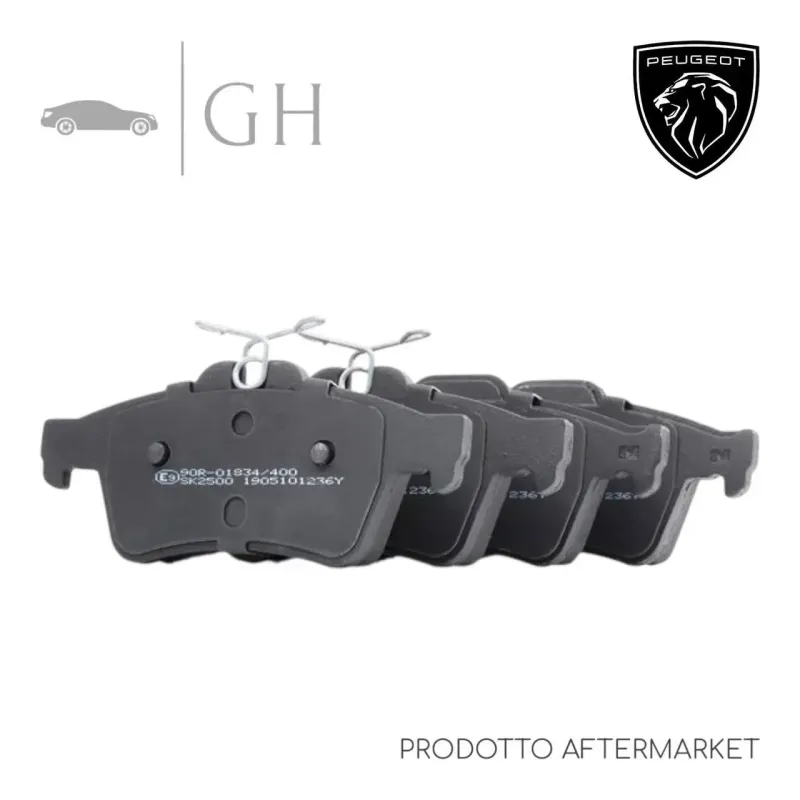 LPR - KIT PASTIGLIE / PATTINI / PASTICCHE FRENO POST. PEUGEOT 508 (I) - 05P1236