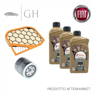 ECONOMY - KIT TAGLIANDO 2 FILTRI + 3 LT OLIO 5W30 FIAT PANDA 312 1.0 HYBRID 69CV