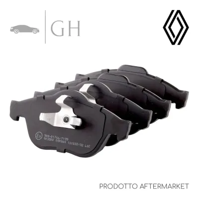 LPR - KIT PASTIGLIE / PATTINI /PASTICCHE FRENO ANT. RENAULT LAGUNA (II) - 05P864