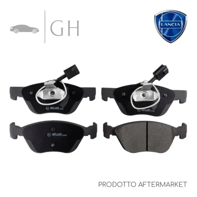 LPR - KIT PASTIGLIE / PATTINI / PASTICCHE FRENO ANT. LANCIA DELTA (II) - 05P614