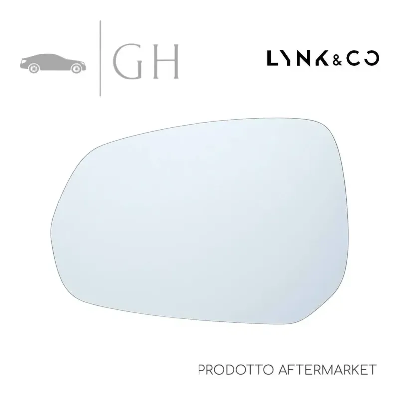 VETRINO PIASTRA SPECCHIO RETROVISORE ANT SX LYNK &amp; CO 01 2018 - 8889938716