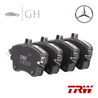 TRW - KIT PASTIGLIE / PATTINI / PASTICCHE FRENO ANT. MERCEDES CLASSE A W176 A180 - GDB1933