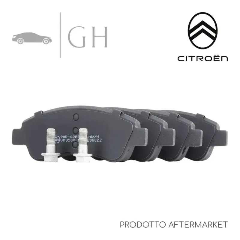 LPR - KIT PASTIGLIE / PATTINI / PASTICCHE FRENO ANTERIORI CITROEN C3 (III) - 05P802