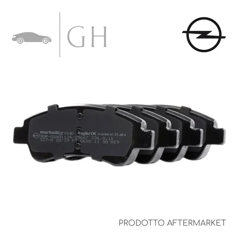 LPR - KIT PASTIGLIE / PATTINI / PASTICCHE FRENO ANTERIORI OPEL CORSA F - 05P802