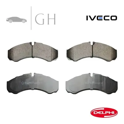 DELPHI - KIT PASTIGLIE / PATTINI / PASTICCHE FRENO IVECO DAILY - LP1802