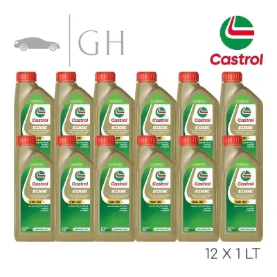 CASTROL - 12 LT / LITRI OLIO MOTORE AUTO 5W30 EDGE LL LONGLIFE - BENZINA /DIESEL