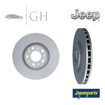 JAPANPARTS - KIT COPPIA DISCHI FRENO VENTILATI ANT. JEEP RENEGADE - DI-928C