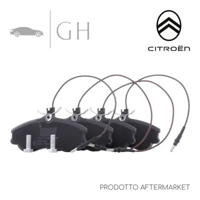 LPR - KIT PASTIGLIE / PATTINI / PASTICCHE FRENO ANT CITROEN BERLINGO (I) - 05P683