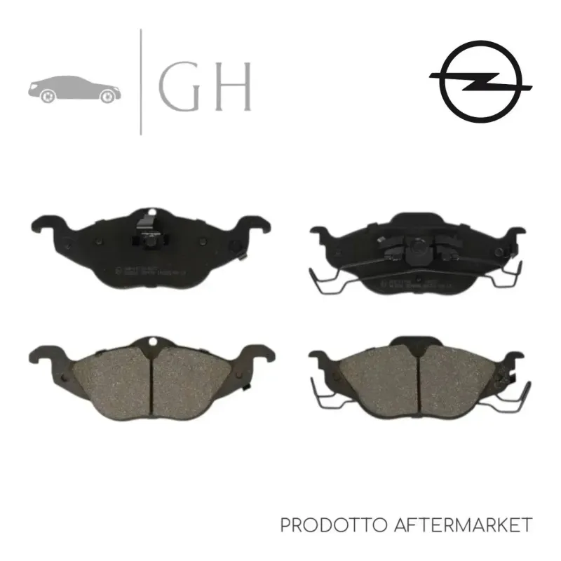 LPR - KIT PASTIGLIE / PATTINI / PASTICCHE FRENO OPEL ASTRA G (II SERIE) - 05P698